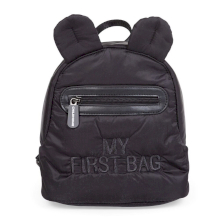 Детский рюкзак Childhome My first bag (puffered black)